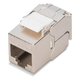 Digitus Módulo Keystone Compacto CAT 6A Apantallado Plata
