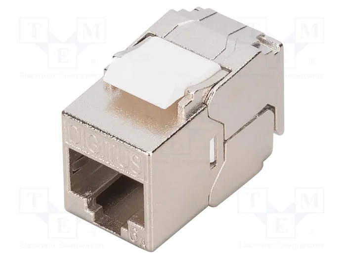 DIGITUS Módulo RJ45 Keystone Cat 6a de plata - Bixoto.com
