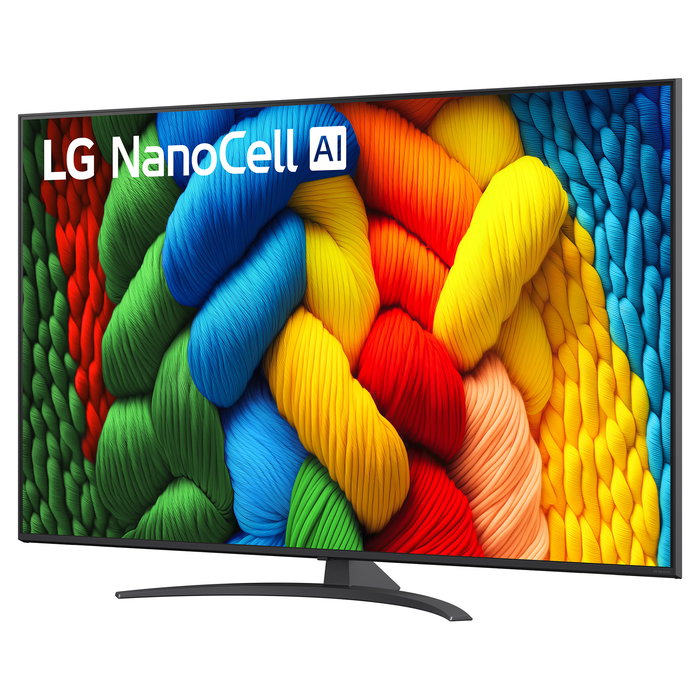 LG 65NANO81A6A NanoCell TV 4K AI Smart TV 65" (165 cm) con WebOS 25, HDR, Game Optimizer, WiFi, Negro - Modelo AEU