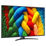 LG 65NANO81A6A NanoCell TV 4K AI Smart TV 65" (165 cm) con WebOS 25, HDR, Game Optimizer, WiFi, Negro - Modelo AEU