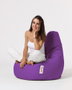 Atelier Del Sofa Drop L Puf de Jardín Morado 80x80x33 cm Comodidad y Estilo para Exteriores
