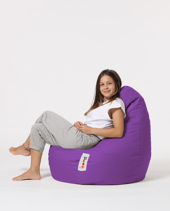 Atelier Del Sofa Drop L Puf de Jardín Morado 80x80x33 cm Comodidad y Estilo para Exteriores