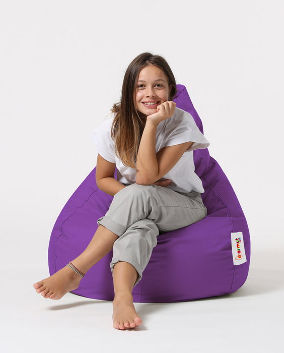 Atelier Del Sofa Drop L Puf de Jardín Morado 80x80x33 cm Comodidad y Estilo para Exteriores