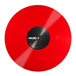 SERATO Standard Colors Single Red Disco de Vinilo Controlado de Color Rojo (Unidad)