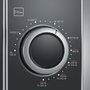 Severin MW 7771 microondas 2 en 1 con función de grill, negro/plateado