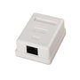 Aisens Roseta de superficie RJ45 Cat.6 UTP 1 toma Blanco A139-0301