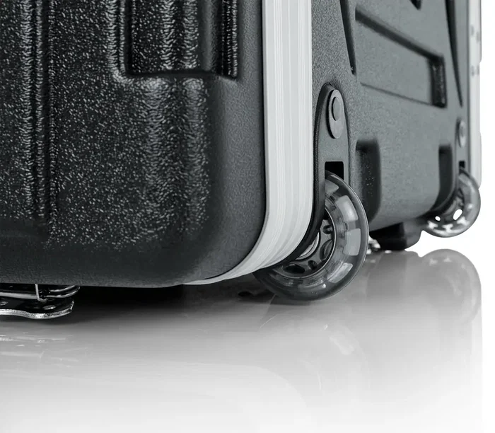 Gator Rack de audio de 10U con ruedas - Negro