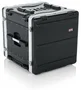 Gator Rack de audio de 10U con ruedas - Negro