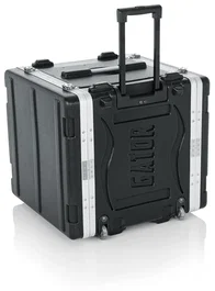 Gator Rack de audio de 10U con ruedas - Negro