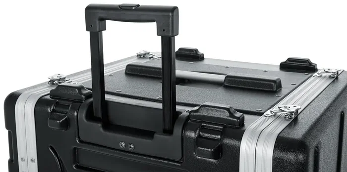 Gator Rack de audio de 10U con ruedas - Negro