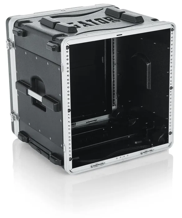 Gator Rack de audio de 10U con ruedas - Negro
