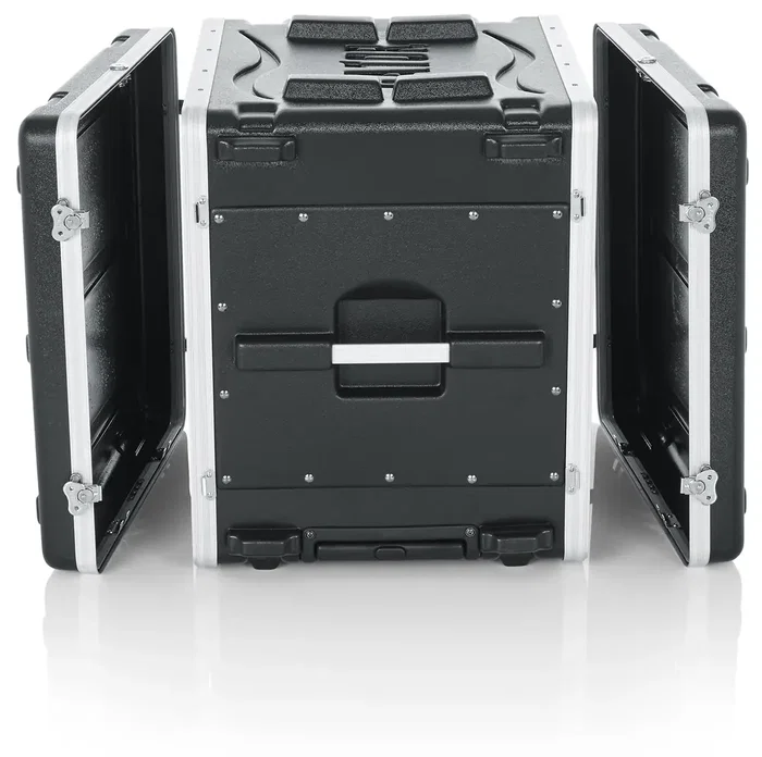 Gator Rack de audio de 10U con ruedas - Negro