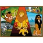 Liscianigiochi LIS8008324109753 - Rompecabezas MaxiFloor El Rey León, 4 Puzzles de 48 Piezas, Juguete para Niños +4 años