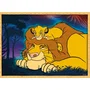 Liscianigiochi LIS8008324109753 - Rompecabezas MaxiFloor El Rey León, 4 Puzzles de 48 Piezas, Juguete para Niños +4 años