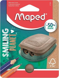 Afilalapiz Maped Smiling Planet Con Deposito 2 Usos Blister De 1 (Set de 25)