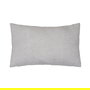 Cojín Gris Claro Algodón-Poliéster 50 X 30 cm (Set de 2)