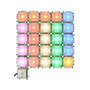 ALLNET 124344 BrickRknowledge Kit de Luces LED de 7 Colores (Azul, Verde, Naranja, Rojo, Blanco Cálido, Amarillo) - 28 LEDs, Incluye Adaptador AC