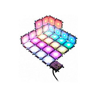 ALLNET 124344 BrickRknowledge Kit de Luces LED de 7 Colores (Azul, Verde, Naranja, Rojo, Blanco Cálido, Amarillo) - 28 LEDs, Incluye Adaptador AC