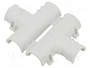 GEWISS Conector angular 90° GW FIT 20mm gris
