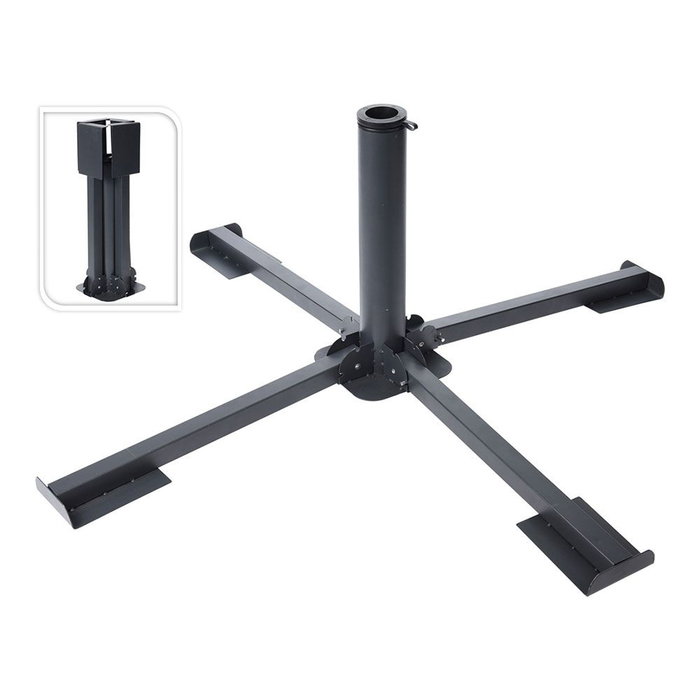 Ambiance Base Parasol Metal Plegable 85 x 85 cm Antracita Ambiance Base Parasol Metal Plegable 85 x 85 cm Antracita