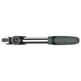 SKS Minibomba Injex Control Aluminio/Plástico, Cabezal E.V.A. Válvulas Presta/Dunlop/Standard, Manómetro, 10 bar/144 psi, 216g