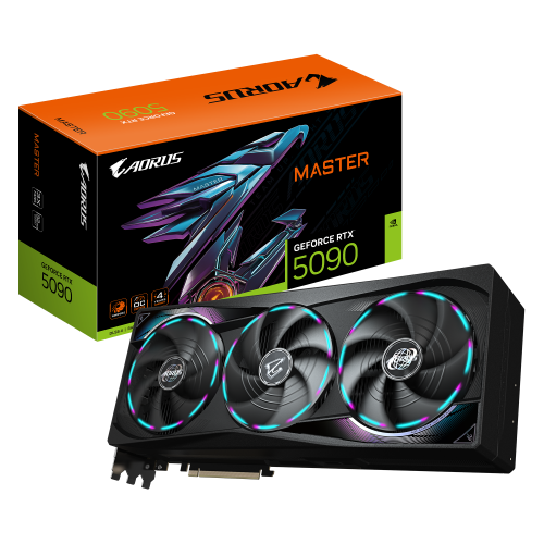 GIGABYTE AORUS GeForce RTX 5090 MASTER 32GB GDDR7 Negro