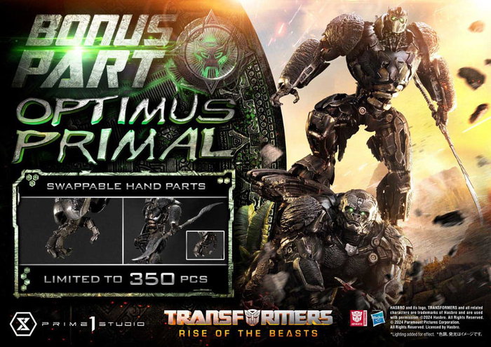 Transformers: Rise of the Beasts Museum Masterline Estatua Optimus Primal Ultimate Bonus Version 72 cm Transformers: Rise of the Beasts Museum Masterline Estatua Optimus Primal Ultimate Bonus Version 72 cm