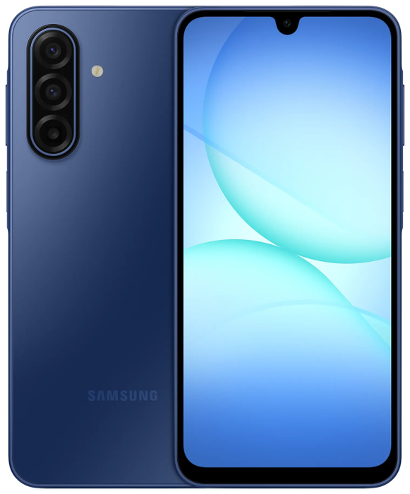 Samsung Galaxy A17 5G Smartphone 6.7" Super AMOLED 90Hz, Android 15, 128 GB, 4 GB RAM, Cámara Triple 50MP, Batería 5000 mAh, Azul