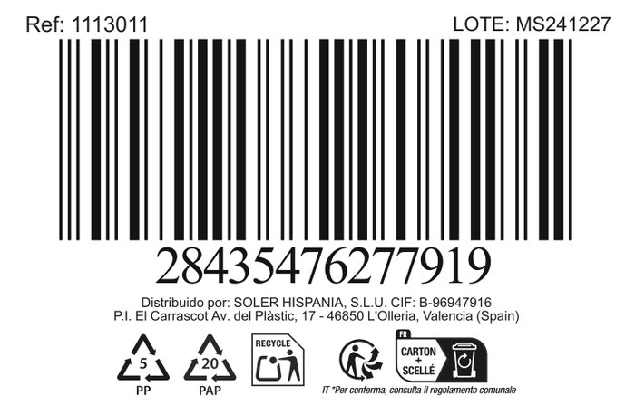 Inde Mug Jesse Surtido 3 Colores (24 Unidades) 330ml