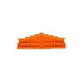 WAGO 727-217 Placa de extremo, Naranja
