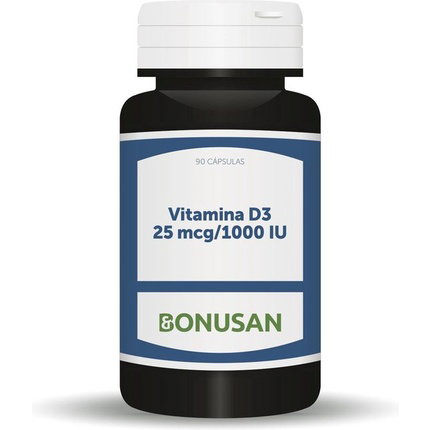 BONUSAN Vitamina D3 25 mcg (1000 UI) 90 Perlas