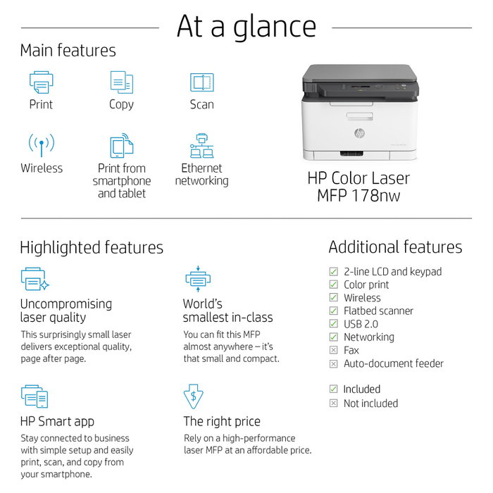 HP Color Laser MFP 178nw HP Color Laser MFP 178nw