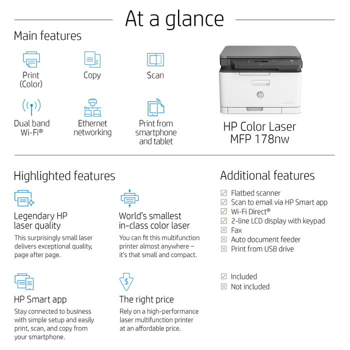 HP Color Laser MFP 178nw HP Color Laser MFP 178nw