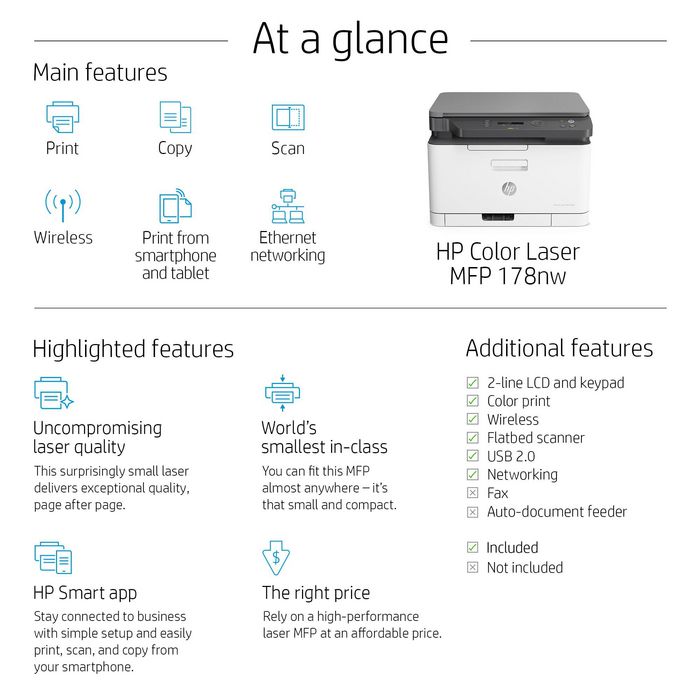 HP Color Laser MFP 178nw HP Color Laser MFP 178nw