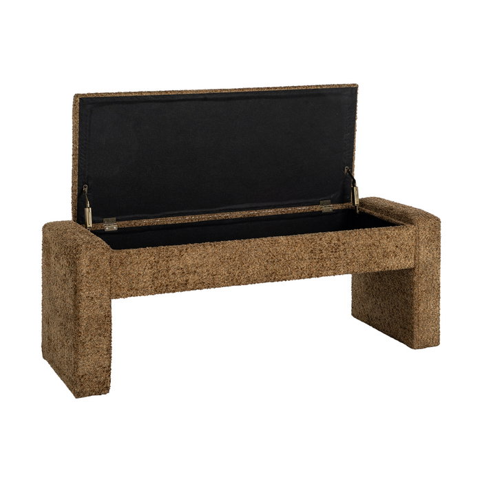 Banco Baúl Ocre Dm-Tejido 117 X 43 X 45 cm