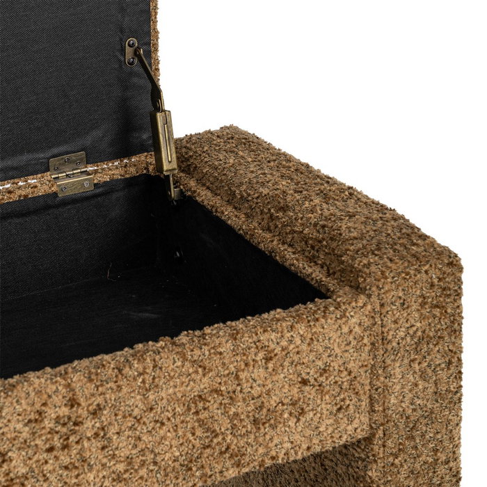 Banco Baúl Ocre Dm-Tejido 117 X 43 X 45 cm