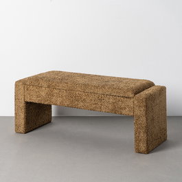 Banco Baúl Ocre Dm-Tejido 117 X 43 X 45 cm