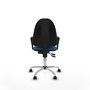 PIQUERAS Y CRESPO Silla de oficina Aýna Azul claro con Brazos Fijos