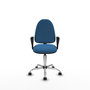 PIQUERAS Y CRESPO Silla de oficina Aýna Azul claro con Brazos Fijos