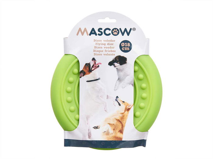 Mascow Disco para Mascota de Silicona Pequeño Surtido 18.5 x 18.5 x 2 cm (Set de 24)