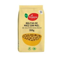EL GRANERO Bolitas de Maíz con Miel Bio 350gr