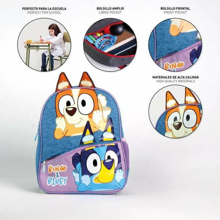 Cerdá Mochila Infantil Bluey Azul