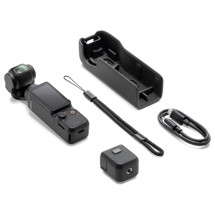 DJI Osmo Pocket 3 - Cámara 4K con Gimbal Estabilizador de 3 Ejes, 9.4 MP, 240 fps, Negro