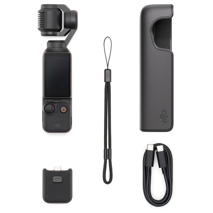 DJI Osmo Pocket 3 - Cámara 4K con Gimbal Estabilizador de 3 Ejes, 9.4 MP, 240 fps, Negro