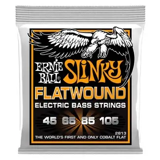 Ernieball Juego Cuerdas Bajo Eléctrico Entorchado Plano Slinky Hybrid 45-105