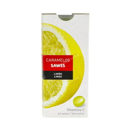SAWES Caramelos Balsámicos Sin Azúcar Sabor Limón con Vitamina C Blister 22g