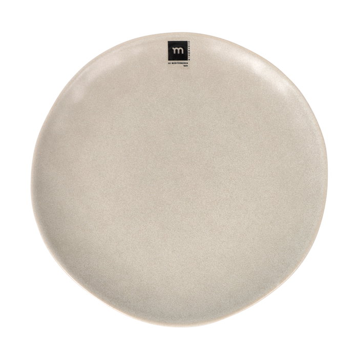 La Mediterranea Juego de 12 platos llanos Alerre de 26.7 cm en cerámica