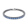 Pulsera Mujer Swarovski 5743440 Azul Plateado