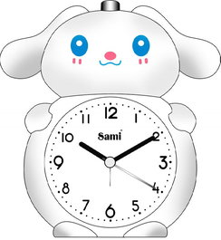 SAMI Despertador Infantil Muñeco Perro con Melodía y Luz, Alarma SAMI para Niños