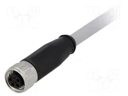 HARTING Conector M8 Hembra 4 Pines con Cable de 7,5 m